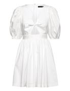 Puff Sleeve Mini Dress Designers Short Dress White ROTATE Birger Chris...