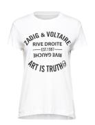 Walk Blason Designers T-shirts & Tops Short-sleeved White Zadig & Volt...