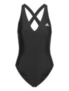 Adidas Sportswear Adidas 3 Stripes Swimsuit Svart