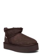 Shearling Boots Shoes Wintershoes Brown Rosemunde