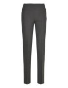 Mango Trousers With Side-Zip Hem Grå