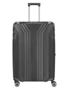 Elvaa, 4W Trolley L Bags Suitcases Black Travelite