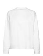 Thelma Ls Tee Tops T-shirts & Tops Long-sleeved White Ahlvar Gallery