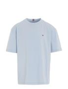 Essential Tee S/S Tops T-shirts Short-sleeved Blue Tommy Hilfiger
