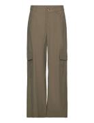 Nuwaleria Pants Bottoms Trousers Wide Leg Khaki Green Nümph