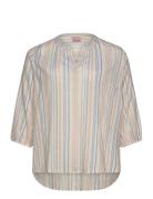 Swnadu Bl 1 Tops Blouses Long-sleeved Multi/patterned Simple Wish