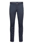 GANT Hallden Twill Chinos Marinblå