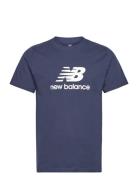 Sport Essentials Logo T-Shirt Sport T-shirts Short-sleeved Blue New Ba...