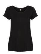 Cupoppy T-Shirt Tops T-shirts & Tops Short-sleeved Black Culture