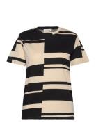 Sleva Regular Tee Tops T-shirts & Tops Short-sleeved Black Soaked In L...