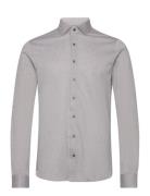 Solid Pique Slim Shirt Tops Shirts Casual Grey Michael Kors