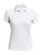 Ua Playoff Ss Polo Sport T-shirts & Tops Polos White Under Armour