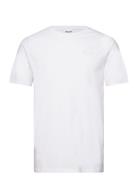 T-Shirt O-Neck Tops T-shirts Short-sleeved White Boozt Merchandise