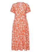 Saint Tropez Edasz Ss Maxi Dress Orange