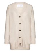 Selected Femme Slfmaline Ls Knit Long Cardigan Noos Beige