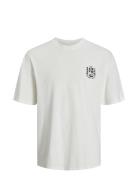 Jjdirk Tee Ss Crew Neck Tops T-shirts Short-sleeved White Jack & J S