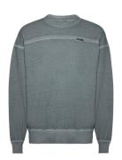 Garment Dyed Loose R Sw Tops Sweat-shirts & Hoodies Sweat-shirts Grey ...