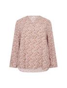 Wa-Catrin Tops Blouses Long-sleeved Pink Wasabiconcept