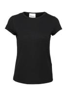 16 The Modal Tee Tops T-shirts & Tops Short-sleeved Black My Essential...