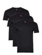 Pc Basic V Neck 3 Pack Tops T-shirts Short-sleeved Black Michael Kors