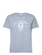 GANT Reg Logo Ss T-Shirt Blå