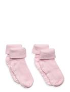 Minymo Baby Rib Sock W. Abs Rosa