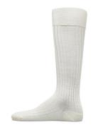 Thea Rib Sock Lingerie Socks Regular Socks White Filippa K