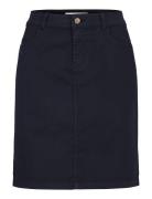 Chino Skirt Kort Kjol Navy Newhouse