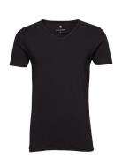 Jbs Of Dk T-Shirt V-Neck Tops T-shirts Short-sleeved Black JBS Of Denm...