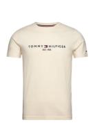 Tommy Hilfiger Tommy Logo Tee Beige