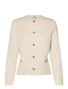 Monaco Cardigan Tops Knitwear Cardigans Beige Balmuir