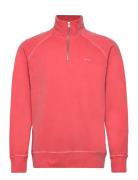 GANT Sunfaded Half Zip Rosa