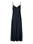 Slftalia-Lena Sl Slip Dress B Maxiklänning Festklänning Navy Selected ...