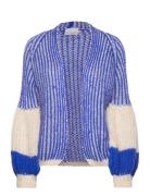 Liana Knit Cardigan Tops Knitwear Cardigans Blue Noella