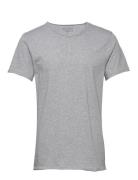 Crew-Neck Relaxed T-Shirt Tops T-shirts Short-sleeved Grey Bread & Box...