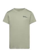Active Solid T K Sport T-shirts Short-sleeved Green Jack Wolfskin