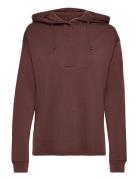 Hood Sweater Wool Tops Sweat-shirts & Hoodies Hoodies Brown Lindex