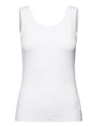 Stabil Tank Top Tops T-shirts & Tops Sleeveless White A-View