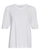 Mschbegitta Organic Puff Tee Tops T-shirts & Tops Short-sleeved White ...