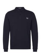 Fred Perry L/S Plain Fp Shirt Marinblå