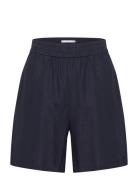 Gestuz Lizagz Linen Hw Shorts Marinblå