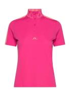 Pip Polo Tops T-shirts & Tops Polos Pink J. Lindeberg