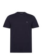 Max Classic Organic Cotton Tee Tops T-shirts Short-sleeved Navy Lexing...