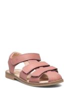 Addison Leather Sandal Shoes Summer Shoes Sandals Pink Wheat