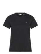 GANT Reg Shield Ss T-Shirt Svart