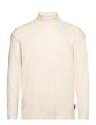 Longsleeve Turtleneck Tops T-shirts Long-sleeved Cream Tom Tailor