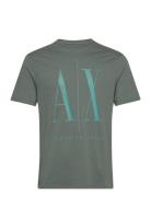 Armani Exchange T-Shirt Grön