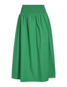 Vimia Hw Midi Skirt/Ka Knälång Kjol Green Vila