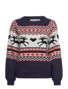 Vila Viholiday L/S Christmas Knit/Ka Multi/patterned