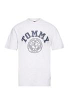 Tjm Reg Vintage Arch Tommy Tee Tops T-shirts Short-sleeved Grey Tommy ...